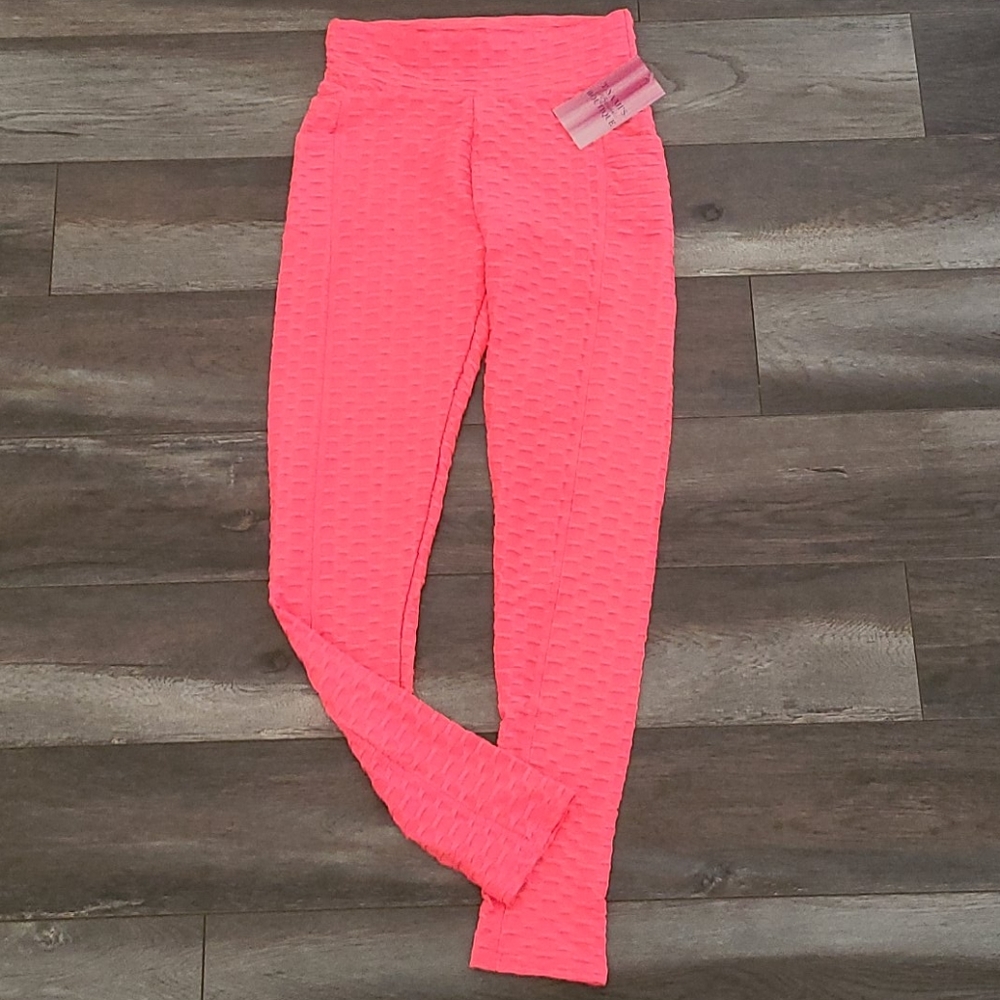 Hot Pink BUTT Scrunch leggings